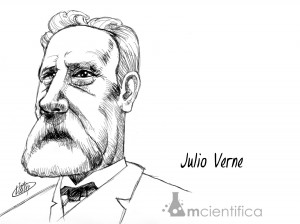 desenho de Julio Verne