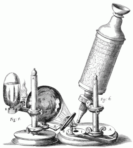 microscopio de Robert Hooke